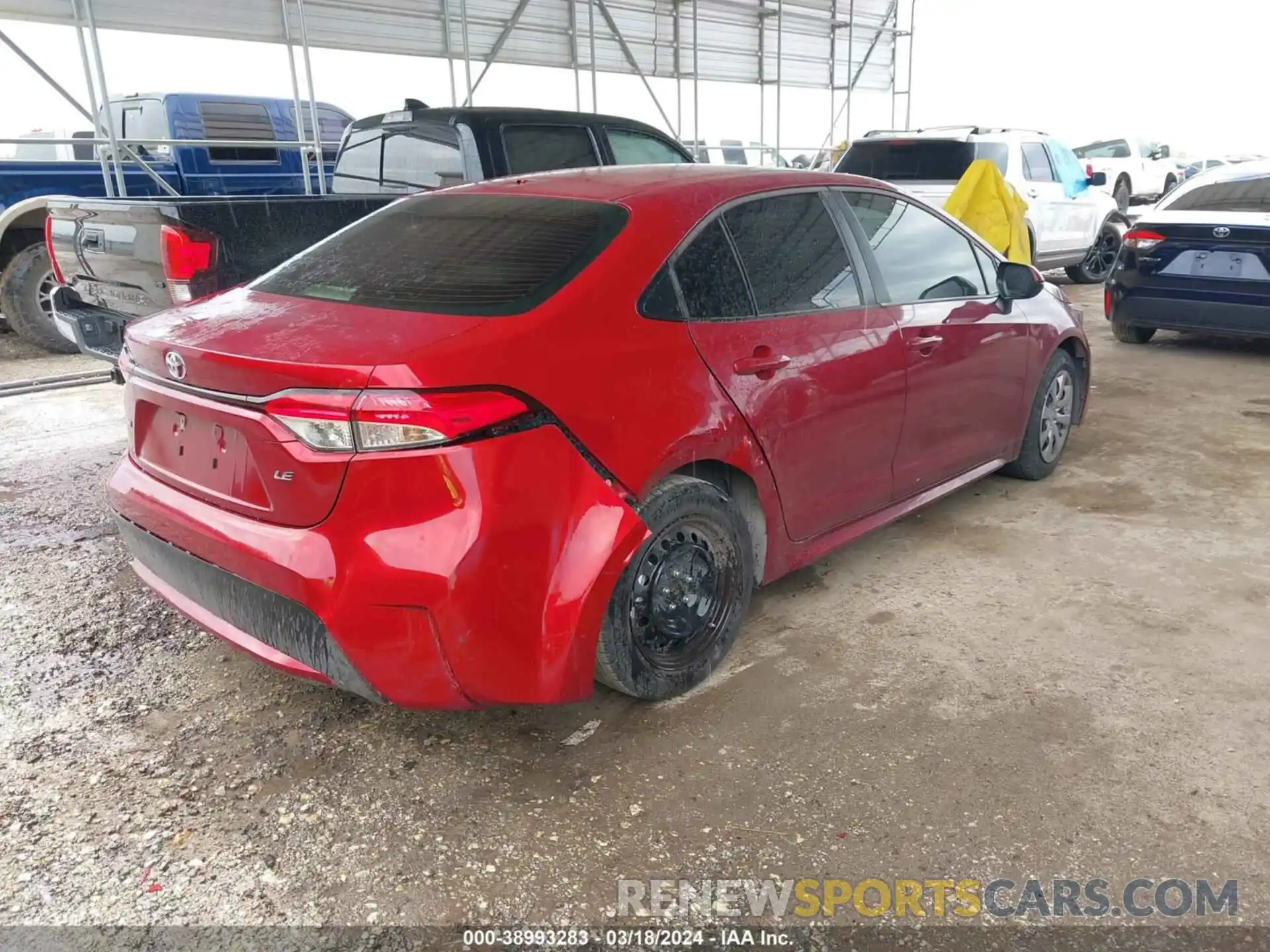 4 Photograph of a damaged car JTDEPMAE7NJ210843 TOYOTA COROLLA 2022