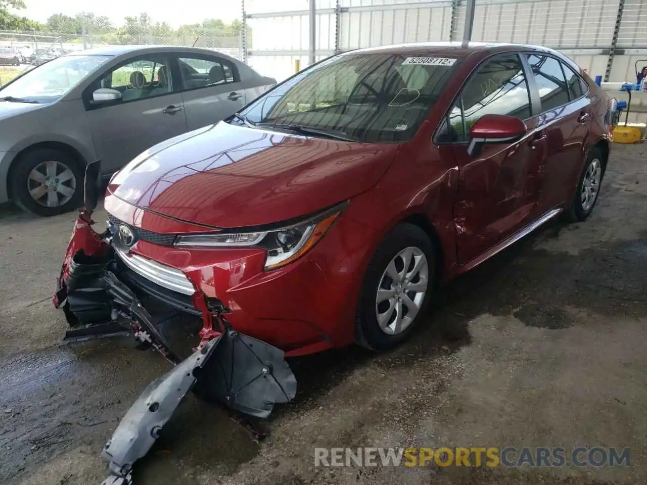 2 Photograph of a damaged car JTDEPMAE7NJ212060 TOYOTA COROLLA 2022