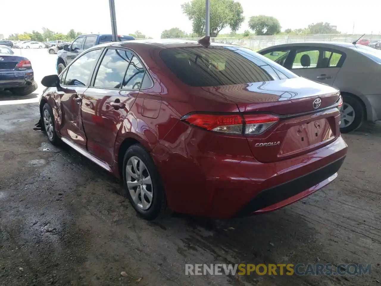 3 Photograph of a damaged car JTDEPMAE7NJ212060 TOYOTA COROLLA 2022