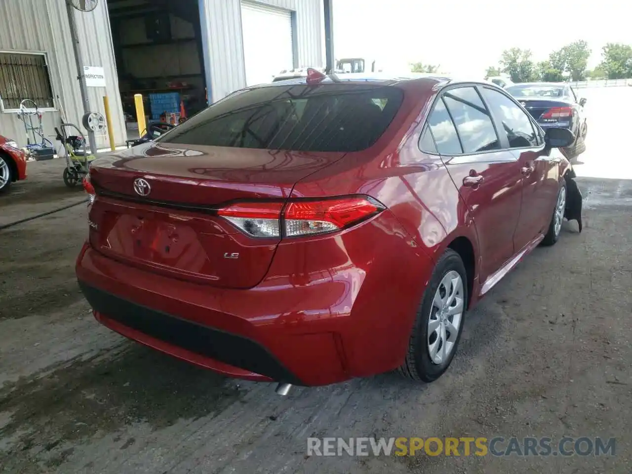 4 Photograph of a damaged car JTDEPMAE7NJ212060 TOYOTA COROLLA 2022