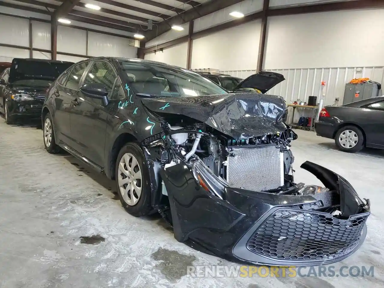 1 Photograph of a damaged car JTDEPMAE7NJ216240 TOYOTA COROLLA 2022