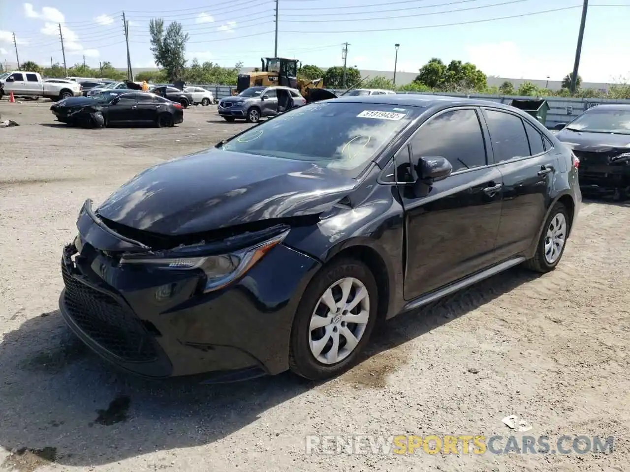 2 Photograph of a damaged car JTDEPMAE7NJ218490 TOYOTA COROLLA 2022