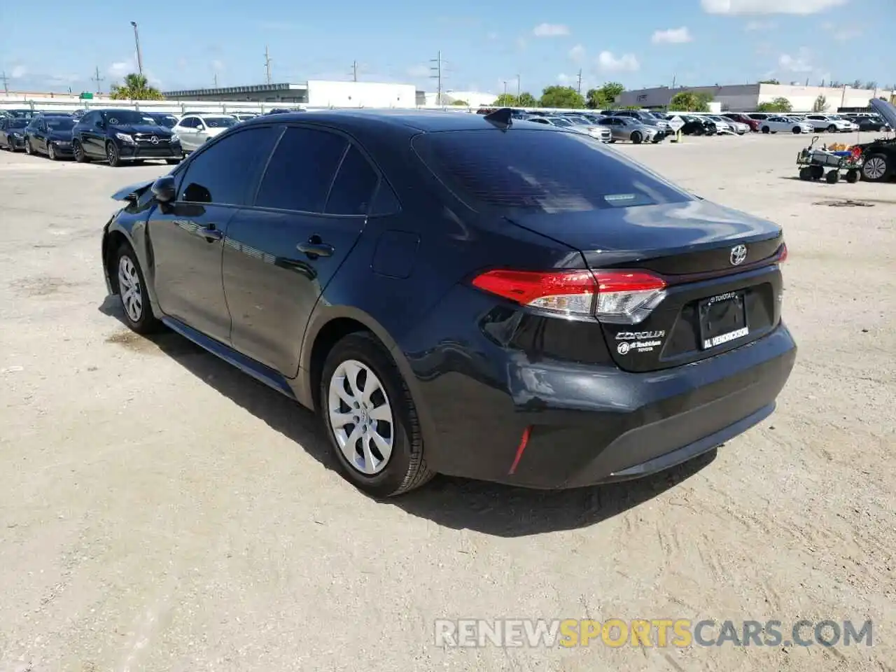 3 Photograph of a damaged car JTDEPMAE7NJ218490 TOYOTA COROLLA 2022