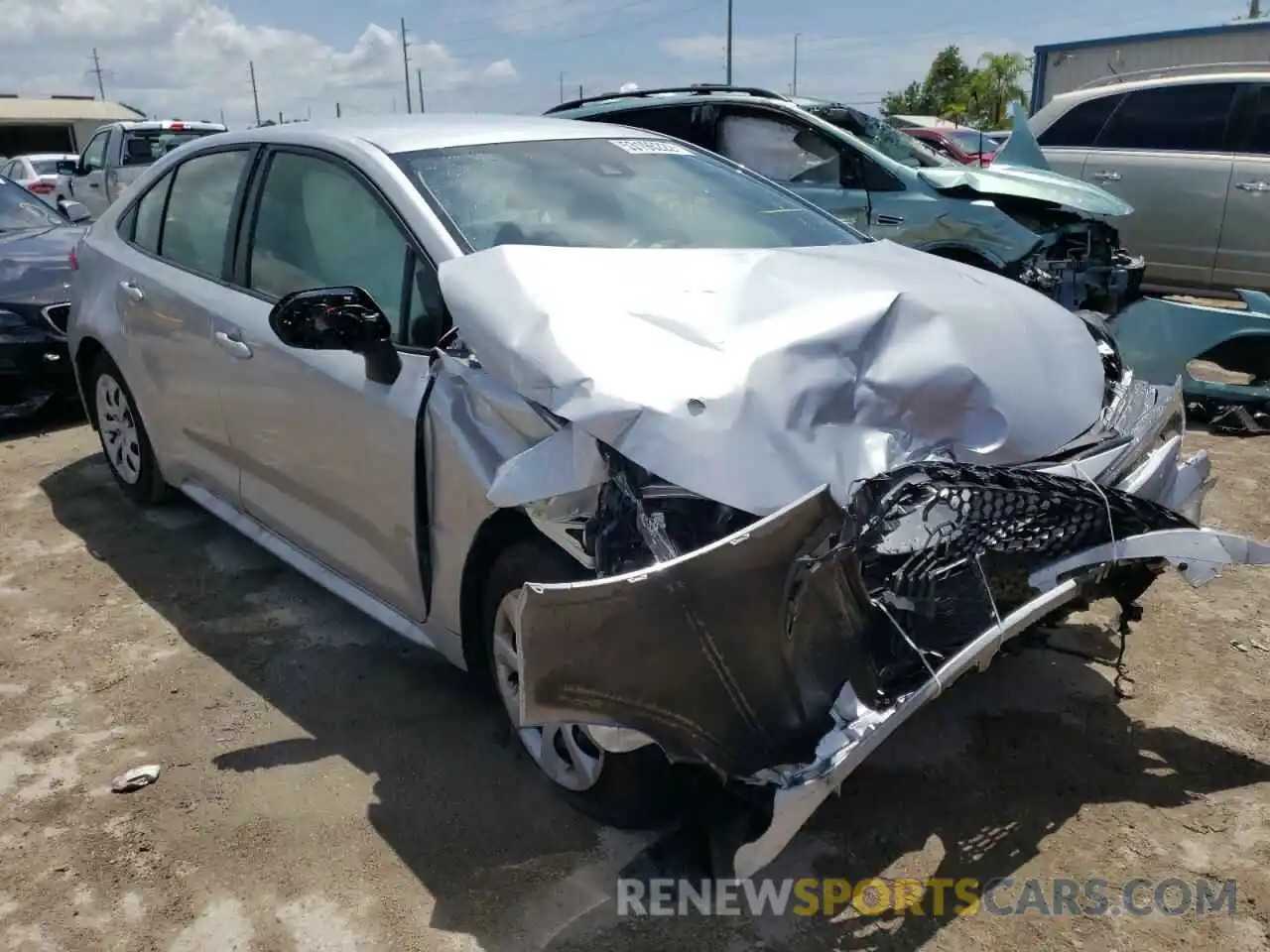 1 Photograph of a damaged car JTDEPMAE7NJ219400 TOYOTA COROLLA 2022