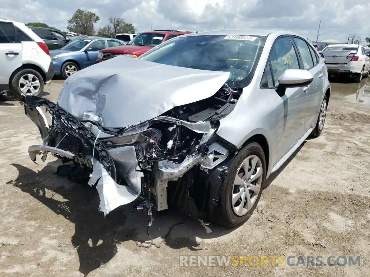 2 Photograph of a damaged car JTDEPMAE7NJ219400 TOYOTA COROLLA 2022