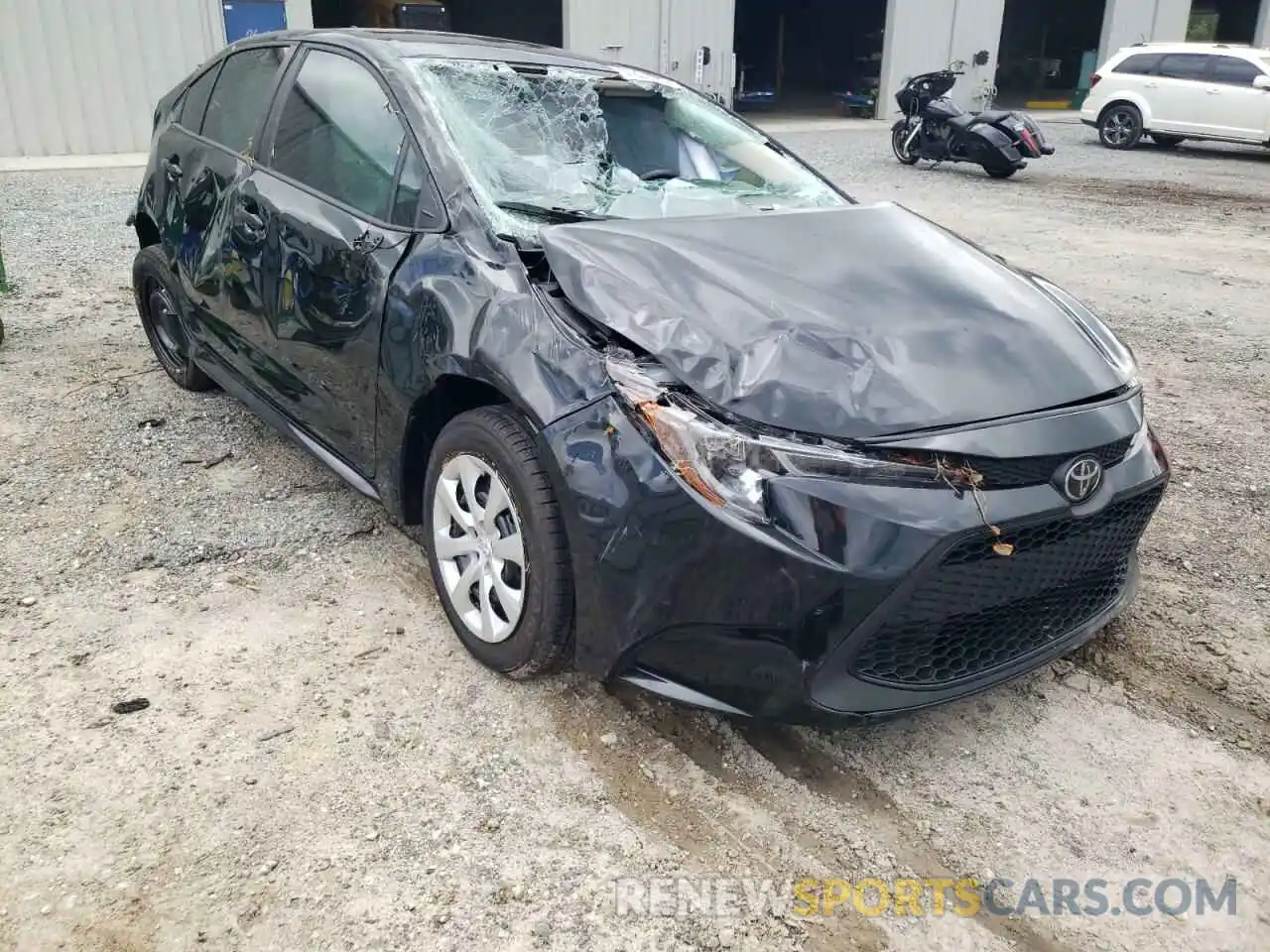 1 Photograph of a damaged car JTDEPMAE7NJ226959 TOYOTA COROLLA 2022