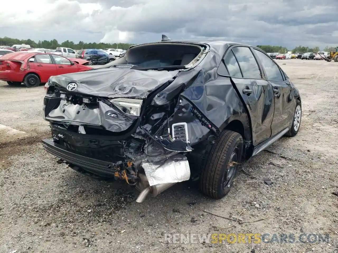 4 Photograph of a damaged car JTDEPMAE7NJ226959 TOYOTA COROLLA 2022