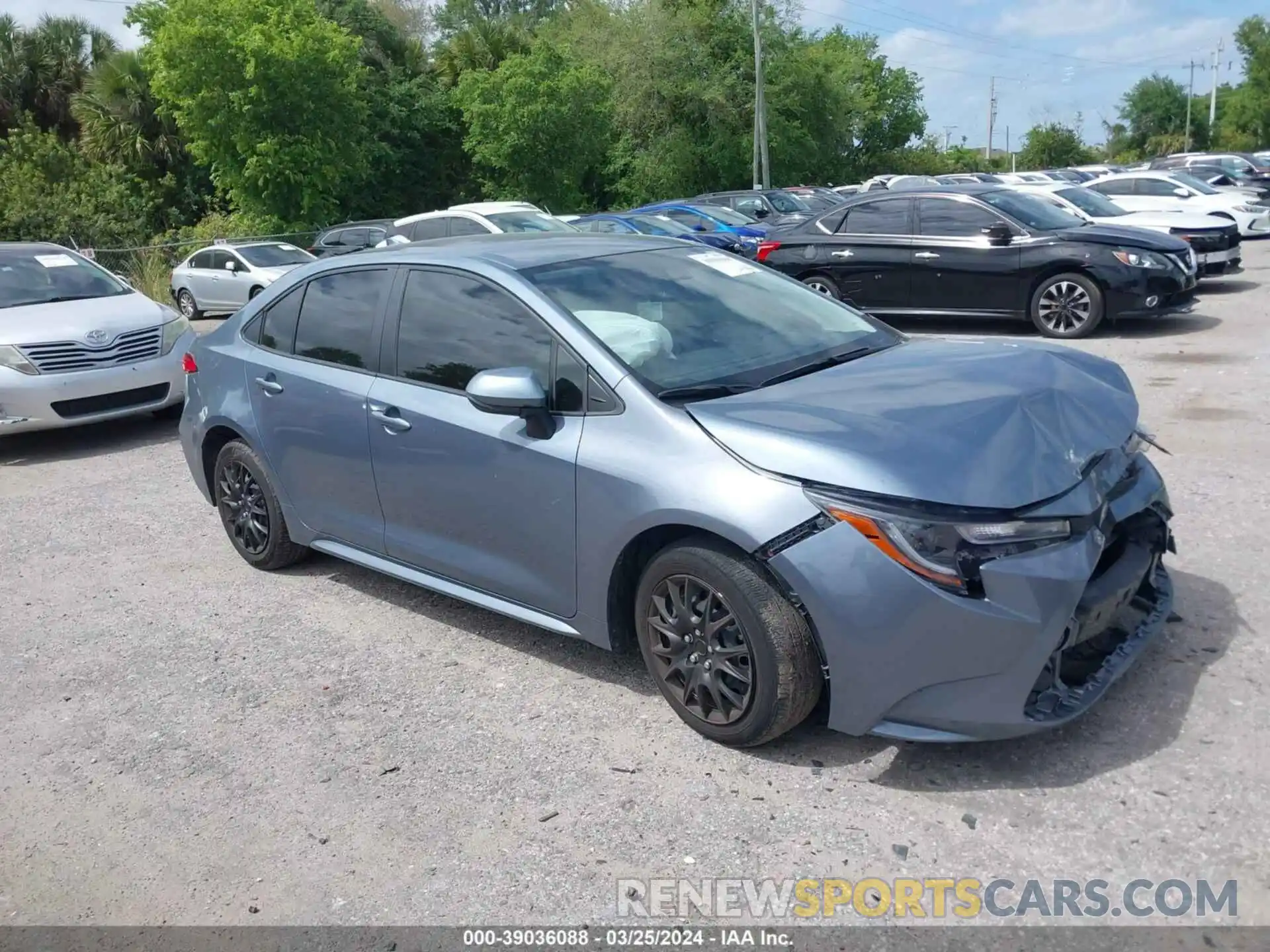 1 Photograph of a damaged car JTDEPMAE8N3008484 TOYOTA COROLLA 2022