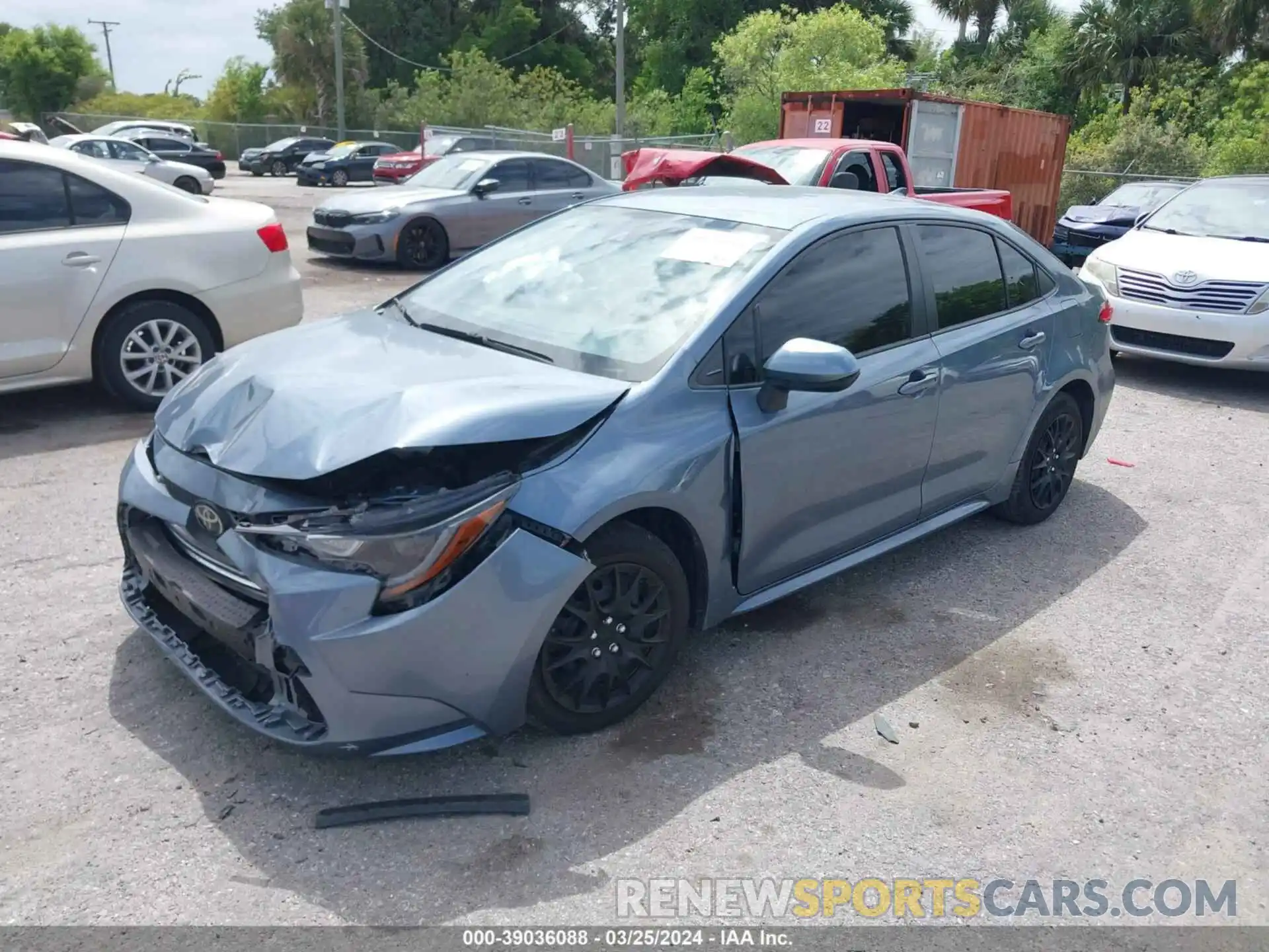 2 Photograph of a damaged car JTDEPMAE8N3008484 TOYOTA COROLLA 2022