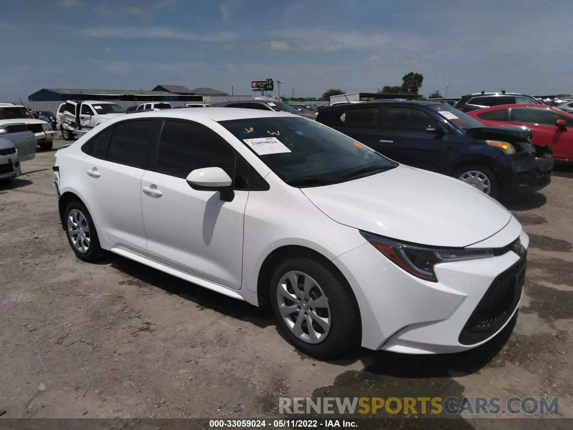 1 Photograph of a damaged car JTDEPMAE8N3008503 TOYOTA COROLLA 2022