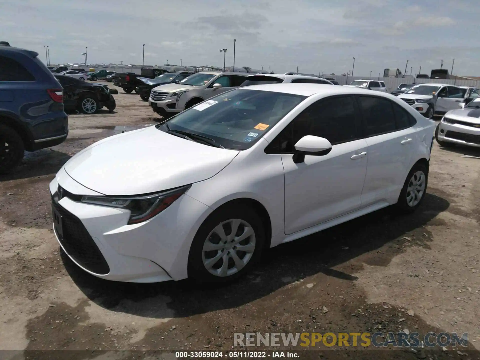 2 Photograph of a damaged car JTDEPMAE8N3008503 TOYOTA COROLLA 2022