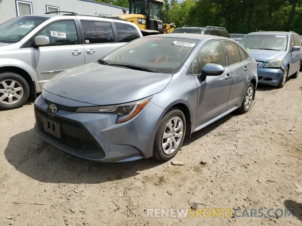 2 Photograph of a damaged car JTDEPMAE8N3011045 TOYOTA COROLLA 2022