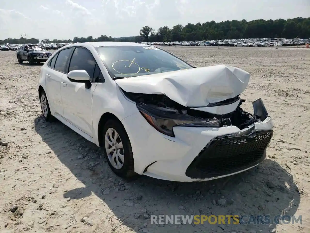 1 Photograph of a damaged car JTDEPMAE8N3014365 TOYOTA COROLLA 2022