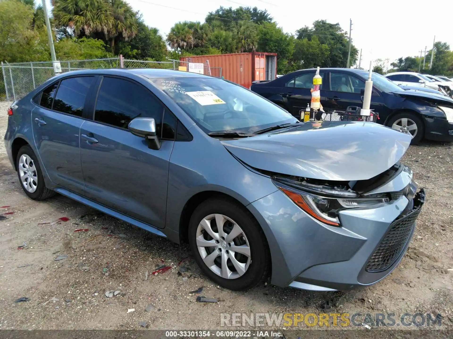 1 Photograph of a damaged car JTDEPMAE8N3015340 TOYOTA COROLLA 2022