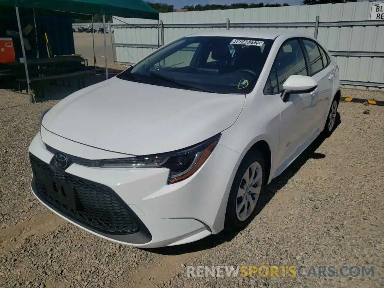 2 Photograph of a damaged car JTDEPMAE8N3017959 TOYOTA COROLLA 2022