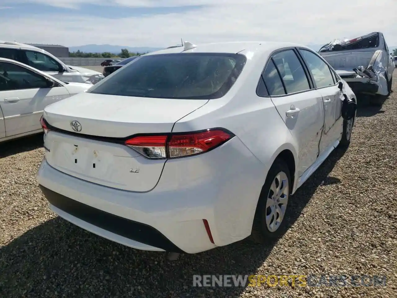 4 Photograph of a damaged car JTDEPMAE8N3017959 TOYOTA COROLLA 2022