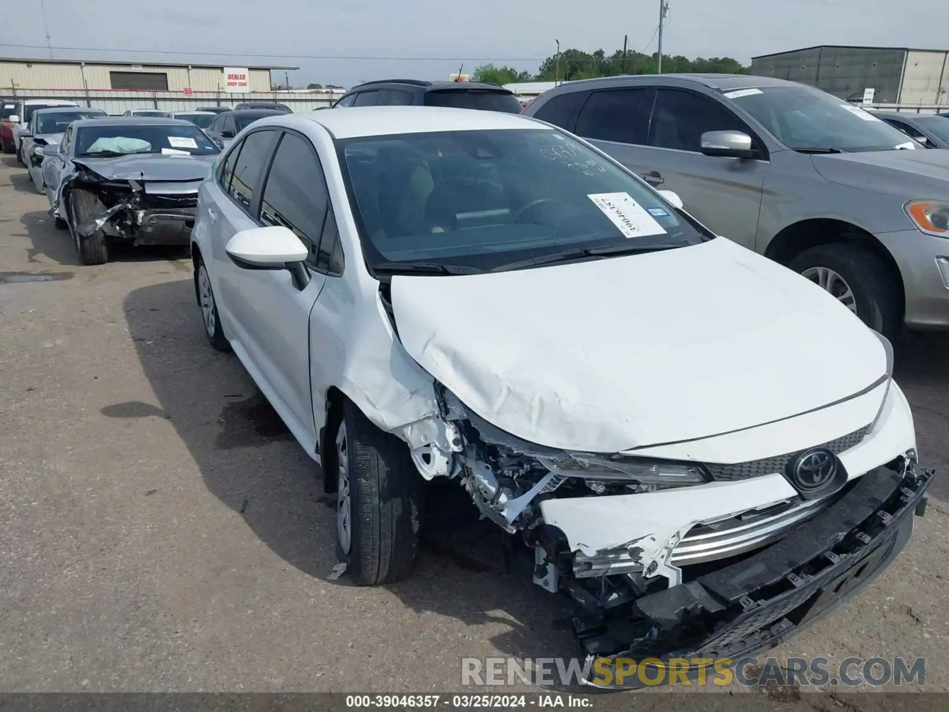 1 Photograph of a damaged car JTDEPMAE8N3027925 TOYOTA COROLLA 2022