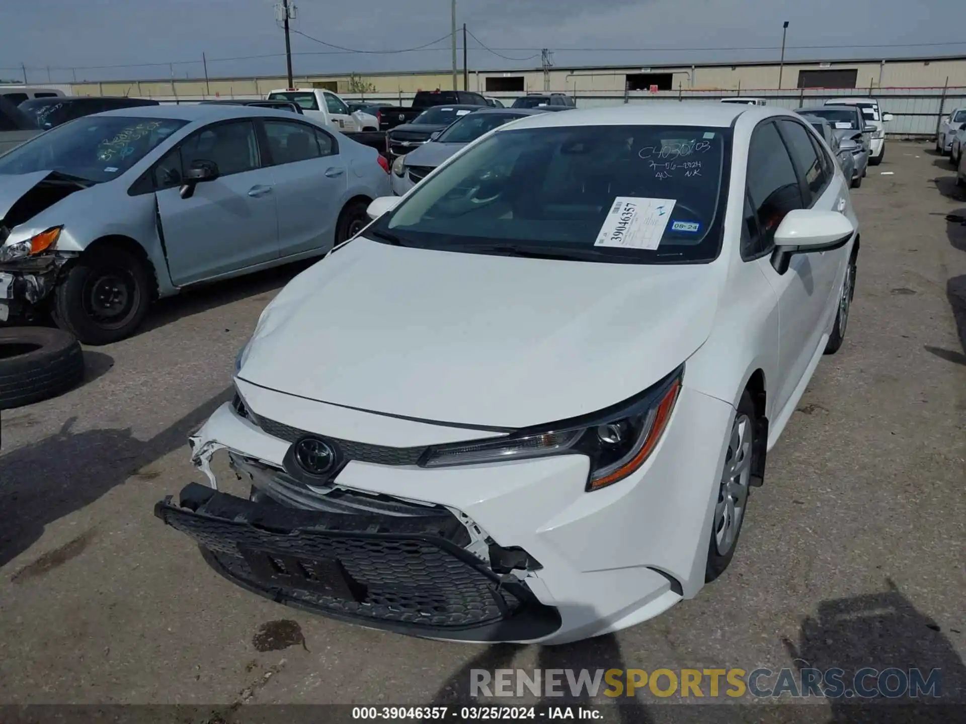 2 Photograph of a damaged car JTDEPMAE8N3027925 TOYOTA COROLLA 2022