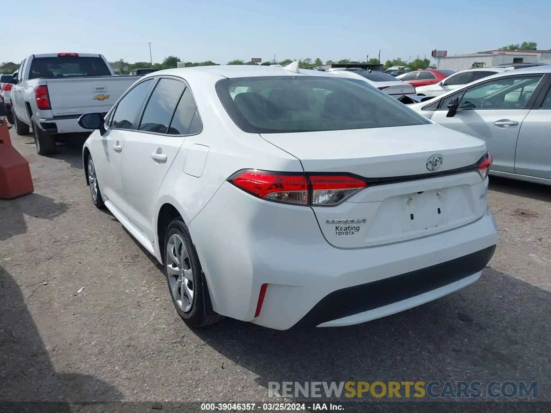 3 Photograph of a damaged car JTDEPMAE8N3027925 TOYOTA COROLLA 2022