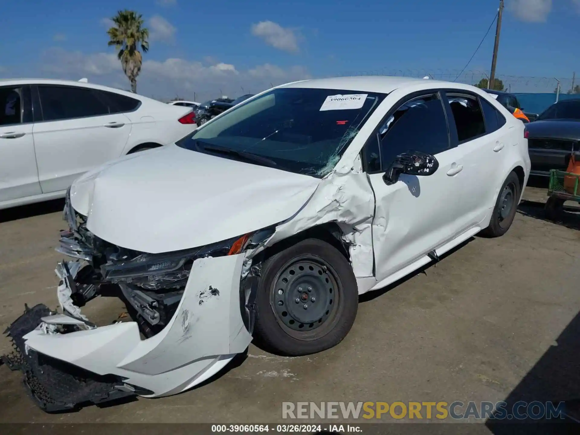 2 Photograph of a damaged car JTDEPMAE8N3033773 TOYOTA COROLLA 2022