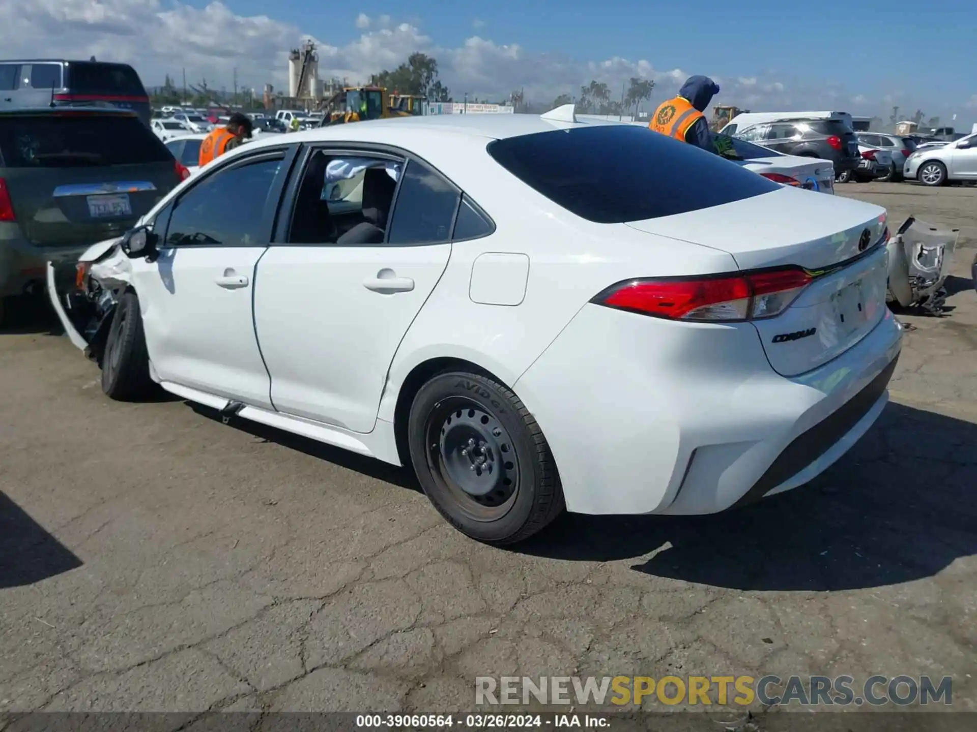 3 Photograph of a damaged car JTDEPMAE8N3033773 TOYOTA COROLLA 2022