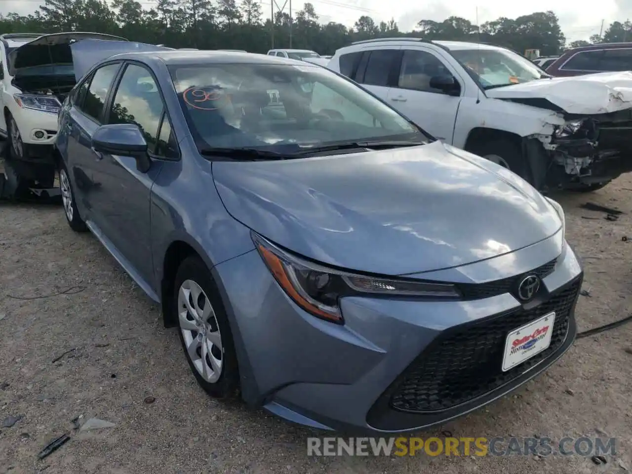 1 Photograph of a damaged car JTDEPMAE8NJ190439 TOYOTA COROLLA 2022