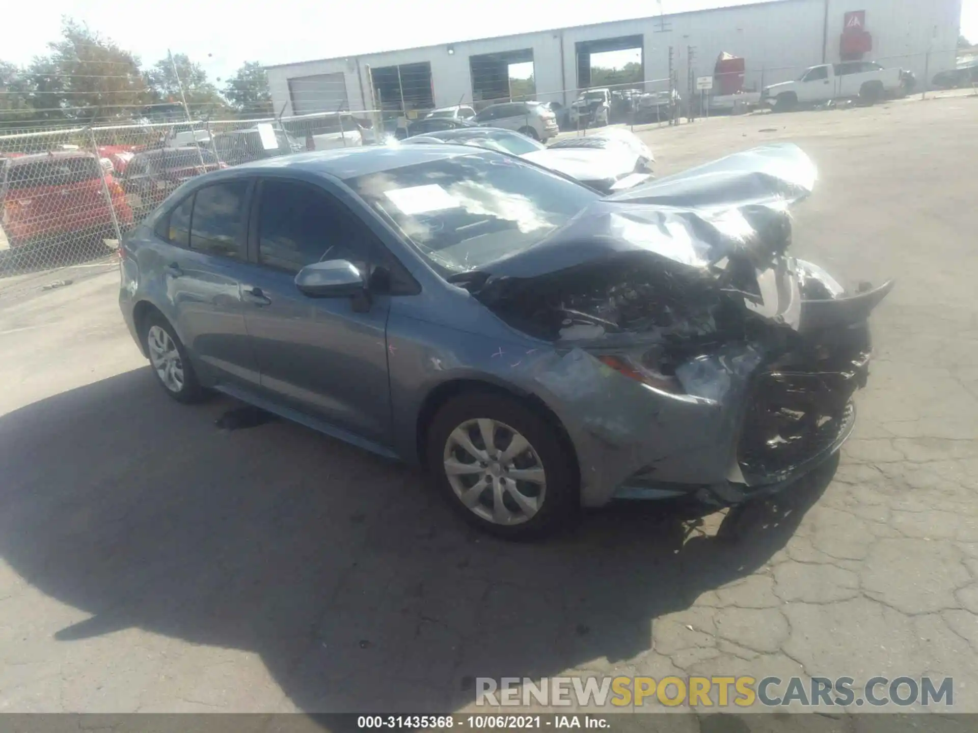 1 Photograph of a damaged car JTDEPMAE8NJ190635 TOYOTA COROLLA 2022