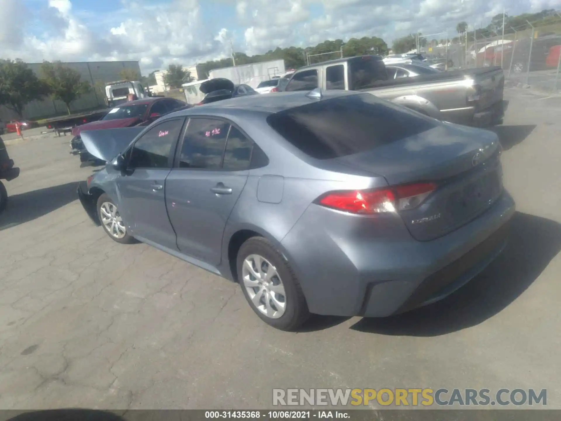 3 Photograph of a damaged car JTDEPMAE8NJ190635 TOYOTA COROLLA 2022