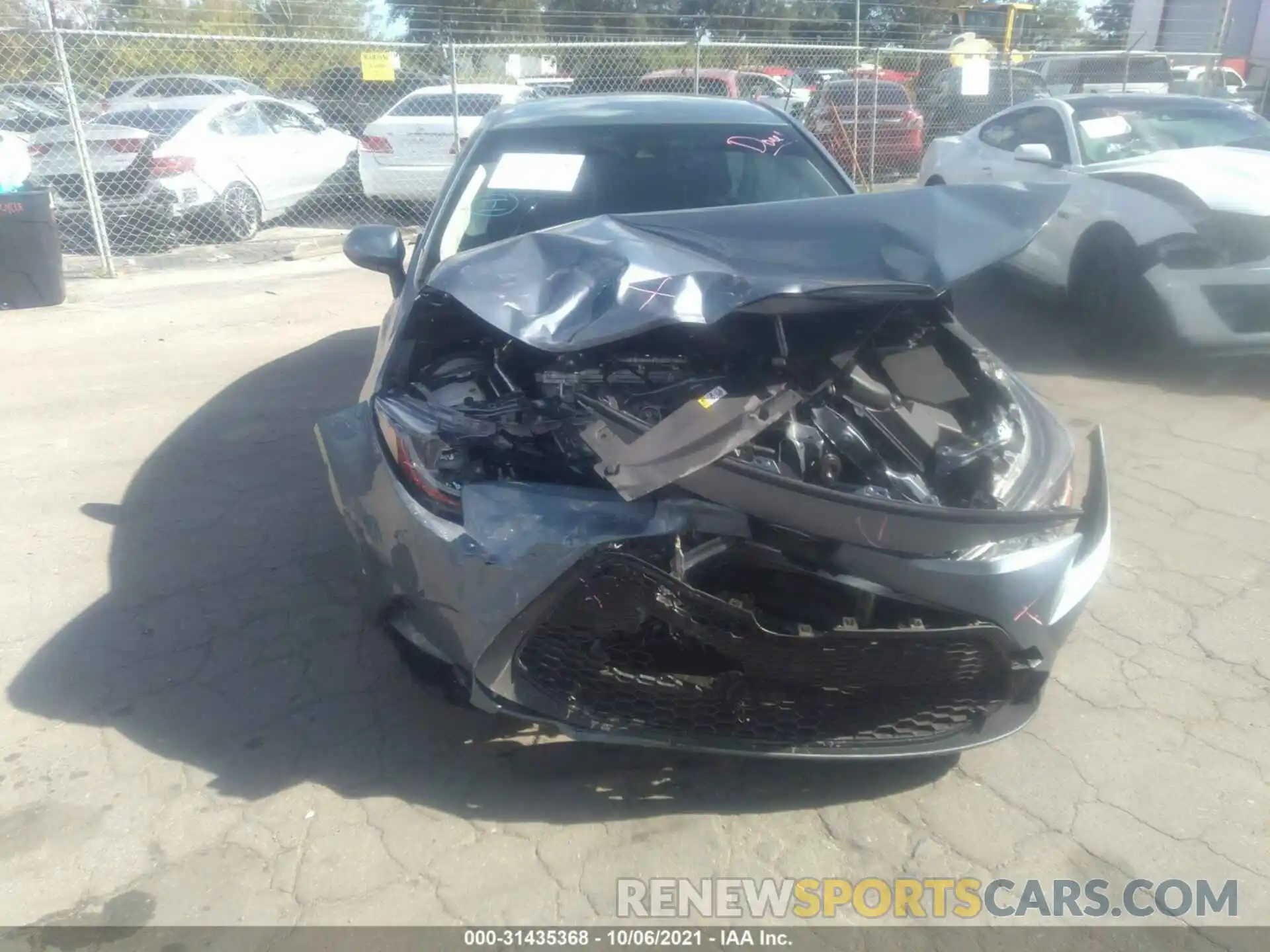 6 Photograph of a damaged car JTDEPMAE8NJ190635 TOYOTA COROLLA 2022