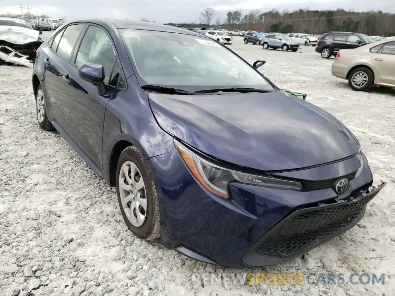 1 Photograph of a damaged car JTDEPMAE8NJ190988 TOYOTA COROLLA 2022