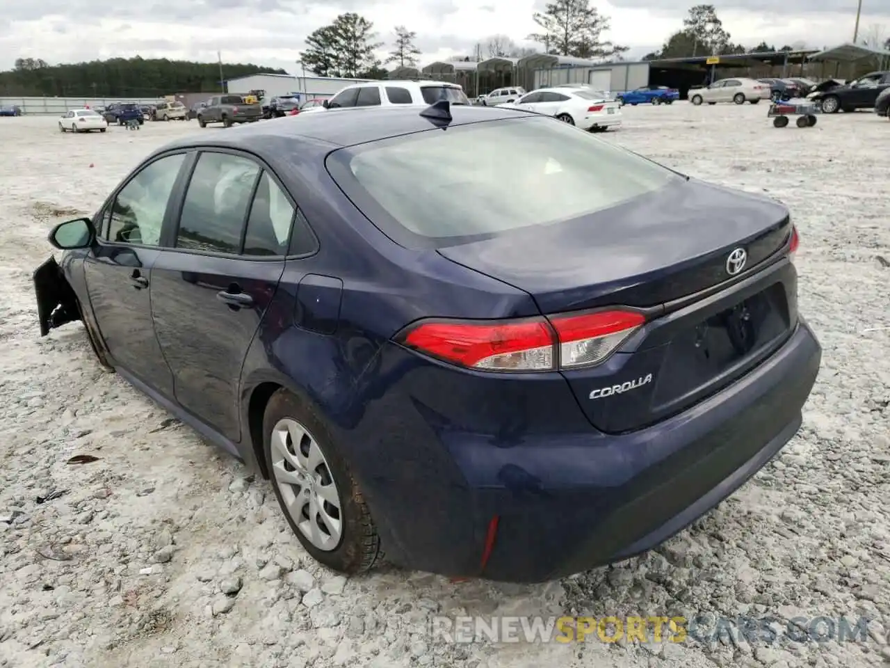 3 Photograph of a damaged car JTDEPMAE8NJ190988 TOYOTA COROLLA 2022