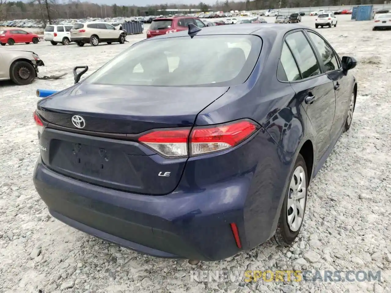 4 Photograph of a damaged car JTDEPMAE8NJ190988 TOYOTA COROLLA 2022