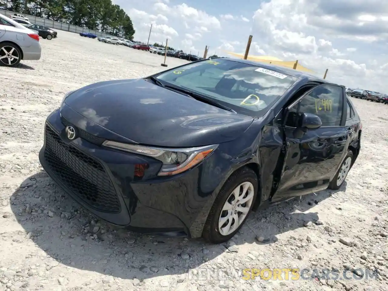 2 Photograph of a damaged car JTDEPMAE8NJ191249 TOYOTA COROLLA 2022