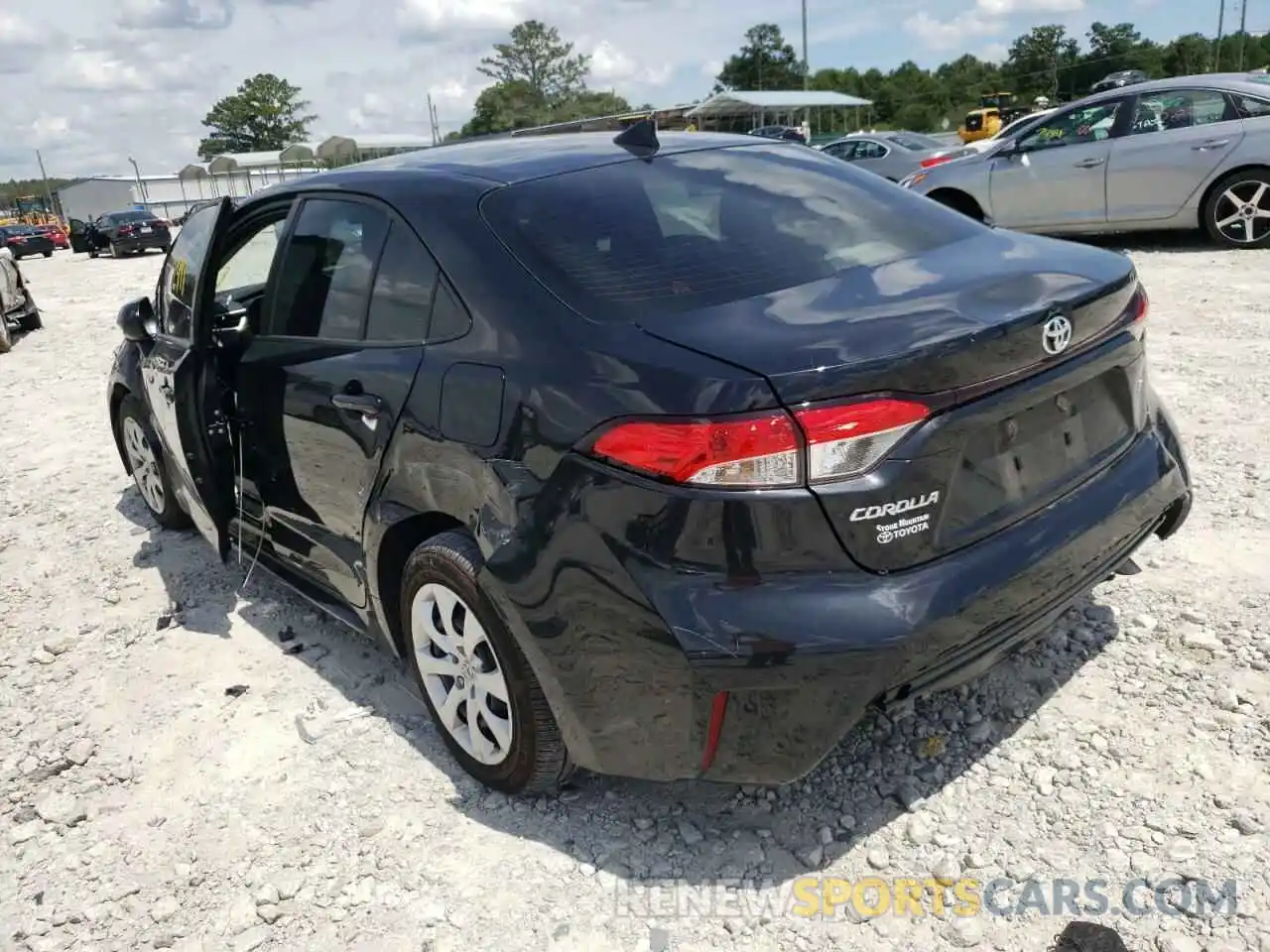 3 Photograph of a damaged car JTDEPMAE8NJ191249 TOYOTA COROLLA 2022