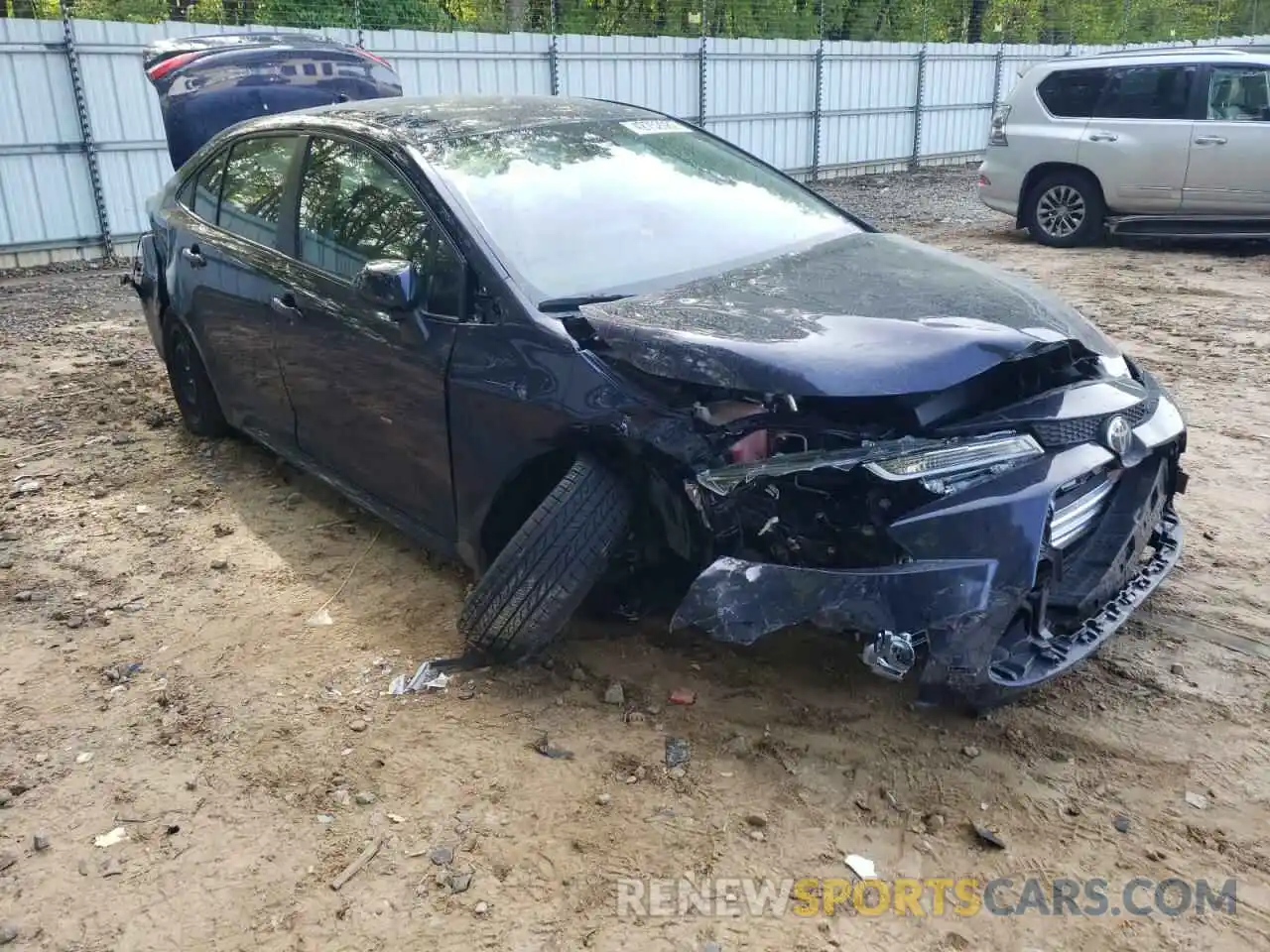 1 Photograph of a damaged car JTDEPMAE8NJ191669 TOYOTA COROLLA 2022