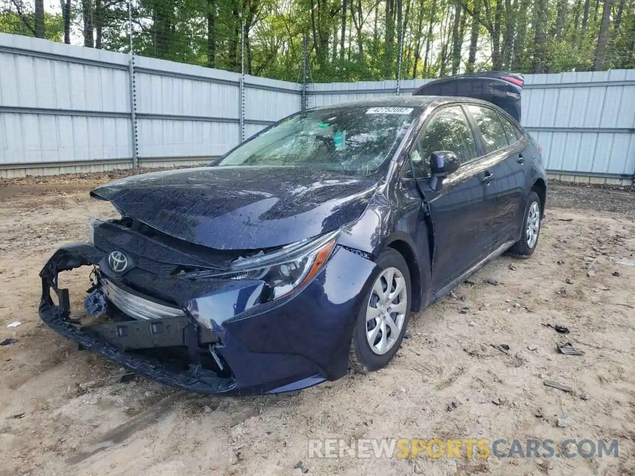 2 Photograph of a damaged car JTDEPMAE8NJ191669 TOYOTA COROLLA 2022