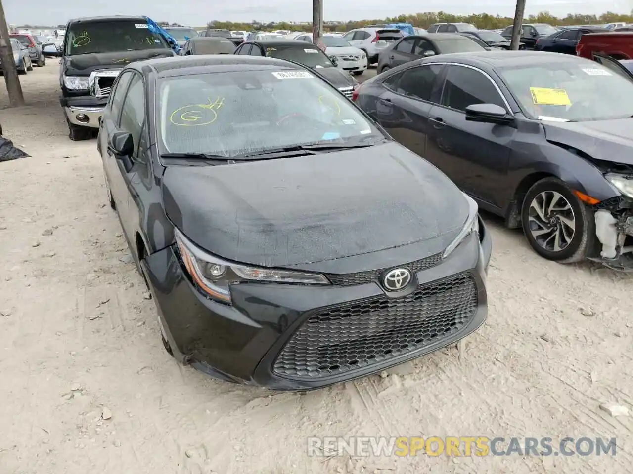 1 Photograph of a damaged car JTDEPMAE8NJ192613 TOYOTA COROLLA 2022