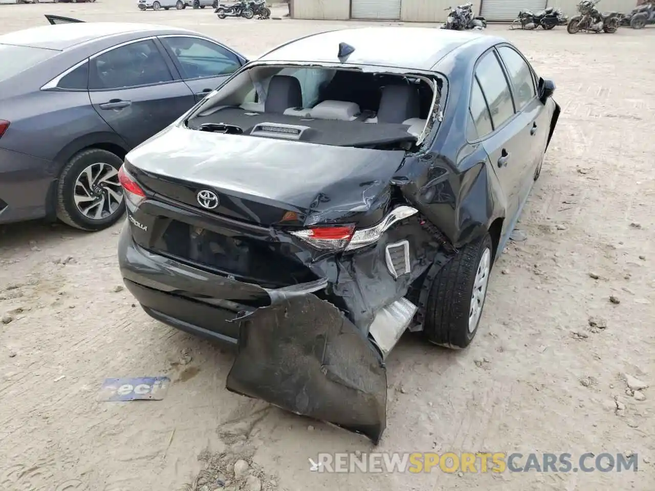 4 Photograph of a damaged car JTDEPMAE8NJ192613 TOYOTA COROLLA 2022