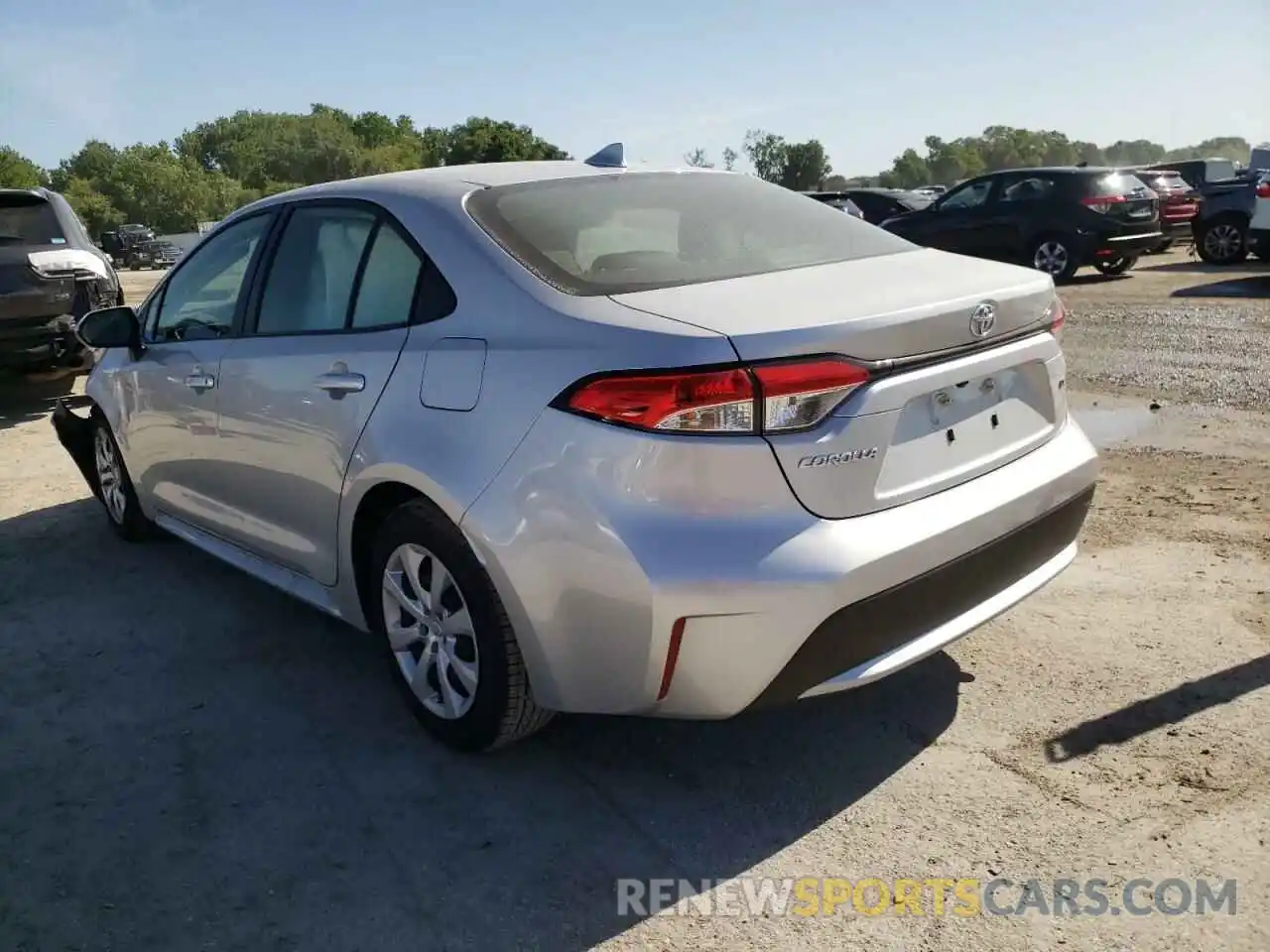 3 Photograph of a damaged car JTDEPMAE8NJ192806 TOYOTA COROLLA 2022