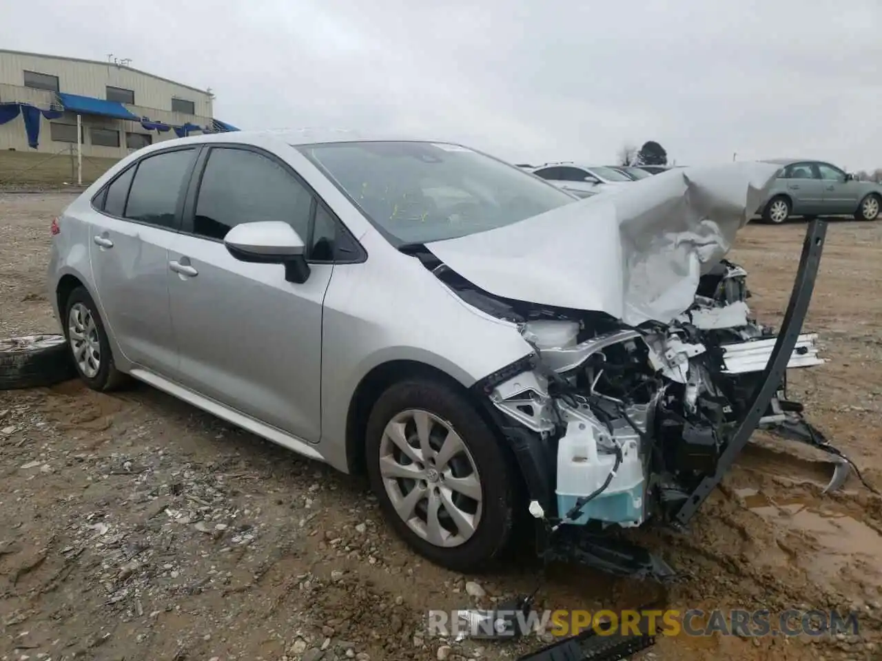 1 Photograph of a damaged car JTDEPMAE8NJ195477 TOYOTA COROLLA 2022