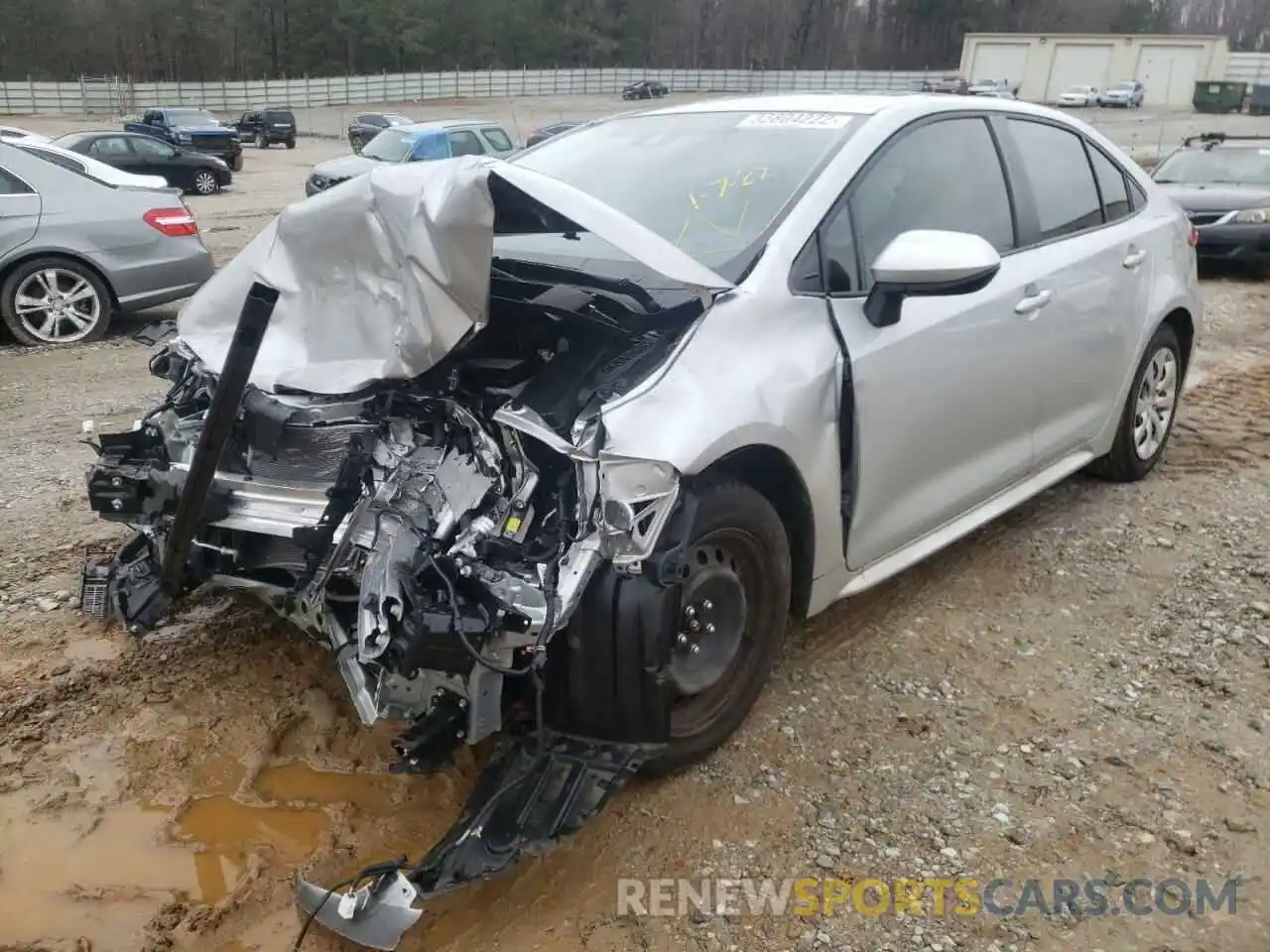 2 Photograph of a damaged car JTDEPMAE8NJ195477 TOYOTA COROLLA 2022