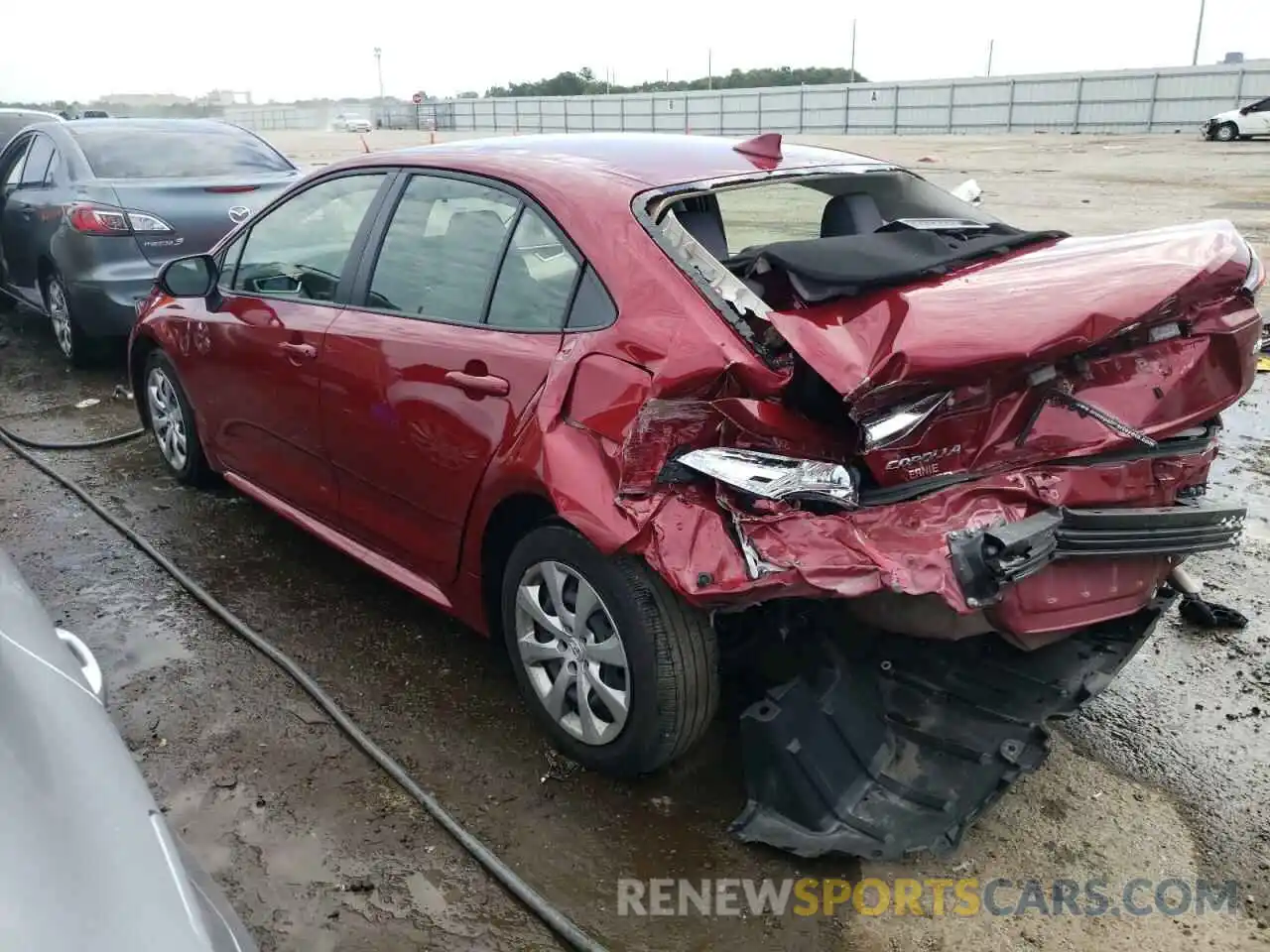 3 Photograph of a damaged car JTDEPMAE8NJ196628 TOYOTA COROLLA 2022