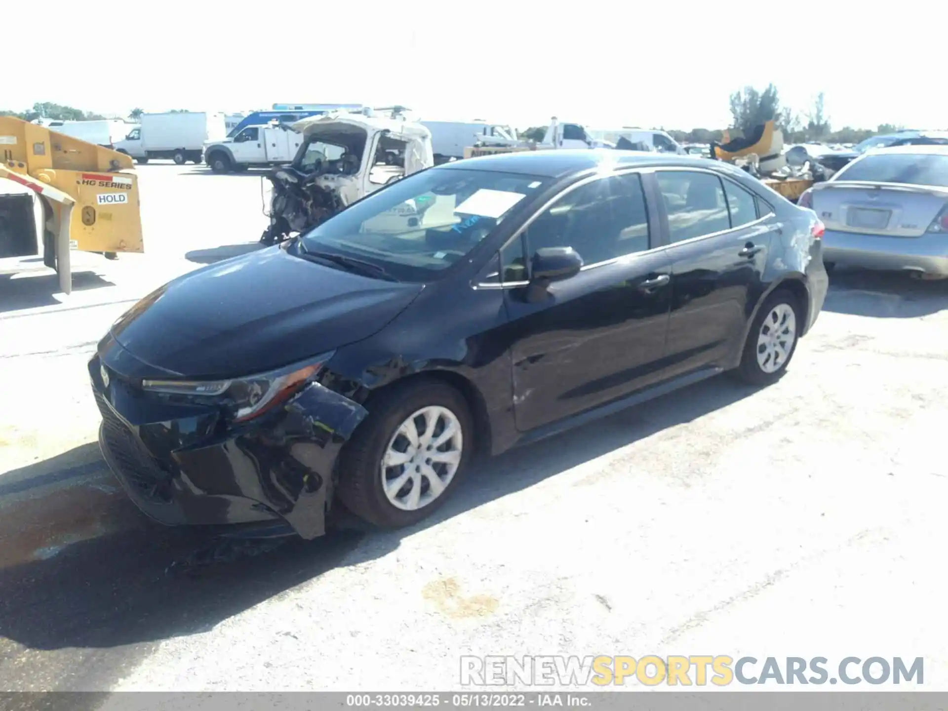 2 Photograph of a damaged car JTDEPMAE8NJ197455 TOYOTA COROLLA 2022