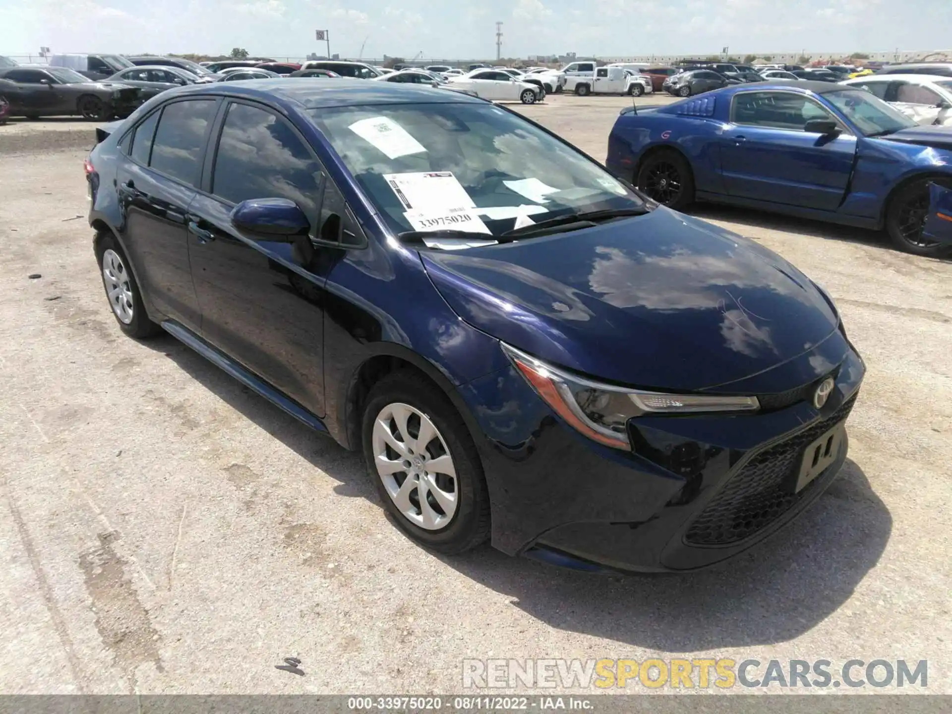 1 Photograph of a damaged car JTDEPMAE8NJ198461 TOYOTA COROLLA 2022