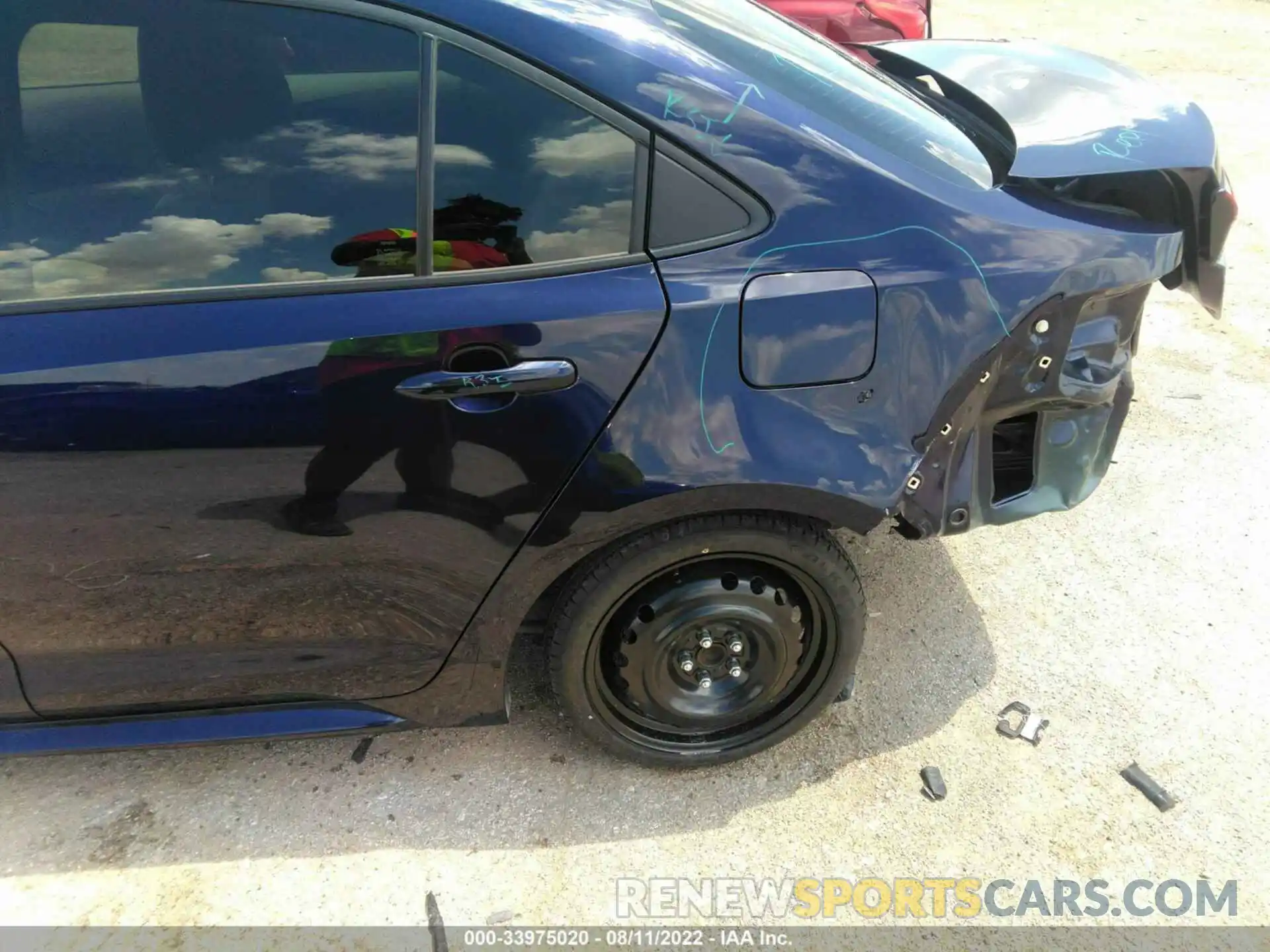 13 Photograph of a damaged car JTDEPMAE8NJ198461 TOYOTA COROLLA 2022