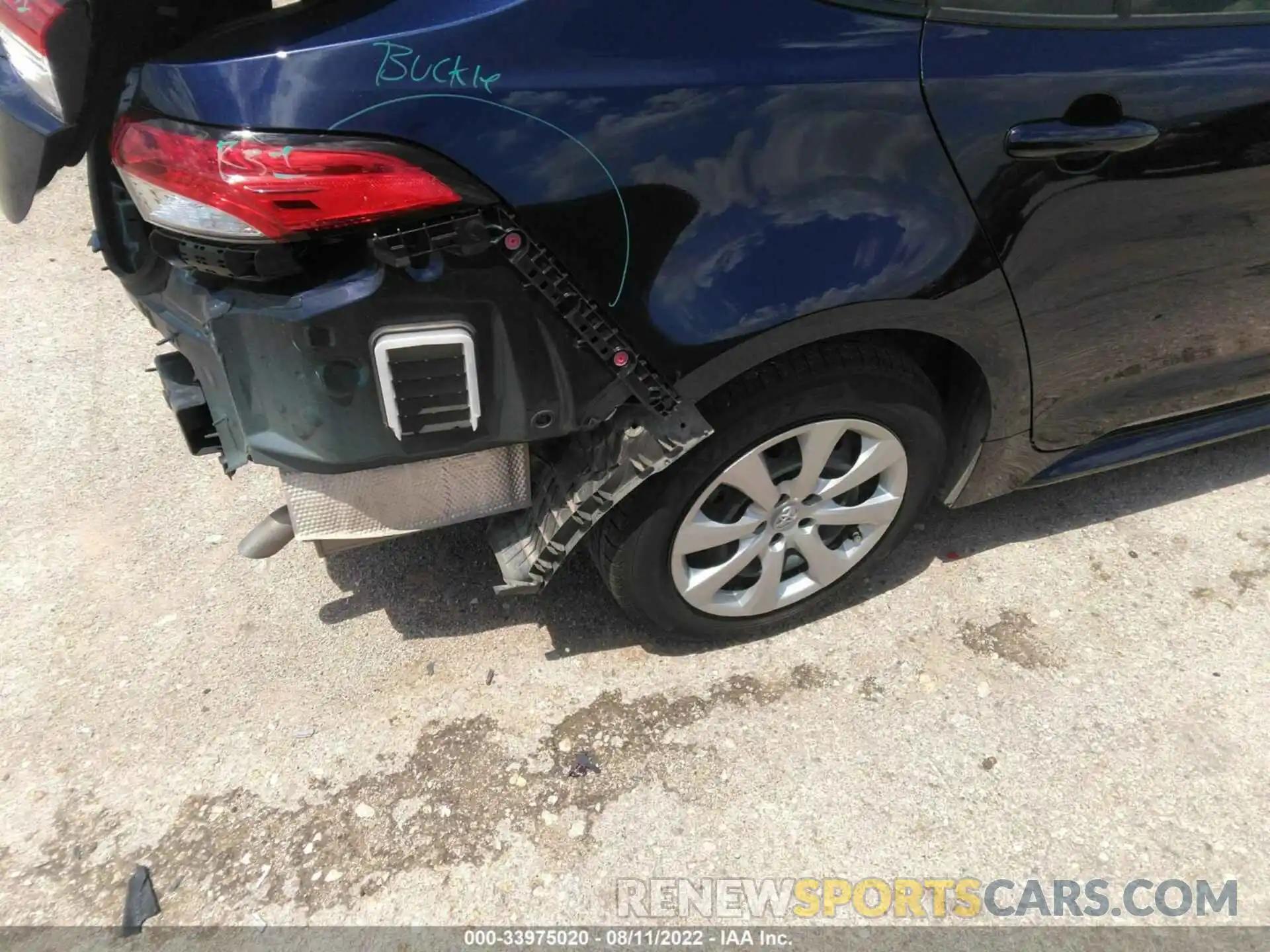 15 Photograph of a damaged car JTDEPMAE8NJ198461 TOYOTA COROLLA 2022