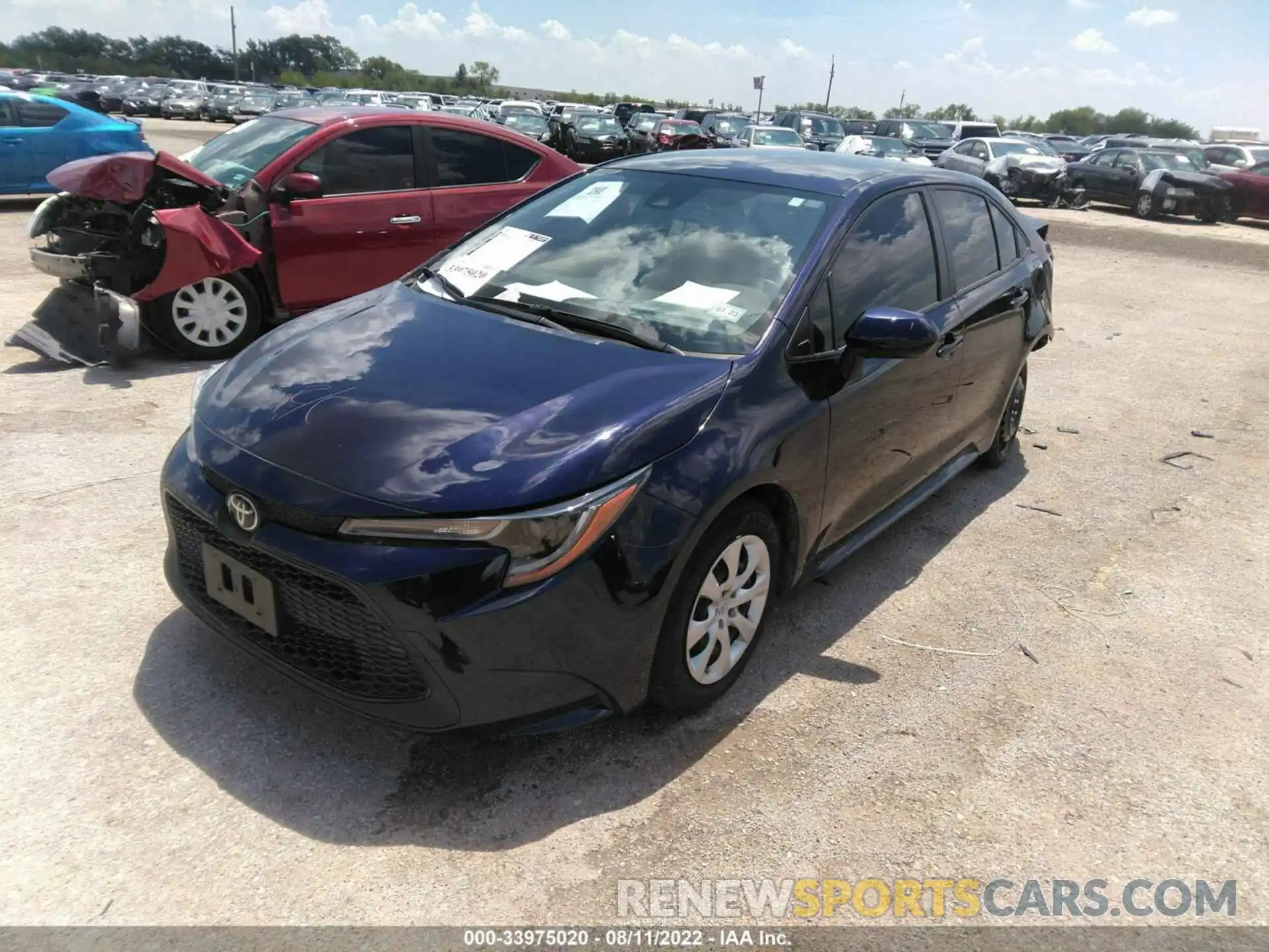 2 Photograph of a damaged car JTDEPMAE8NJ198461 TOYOTA COROLLA 2022