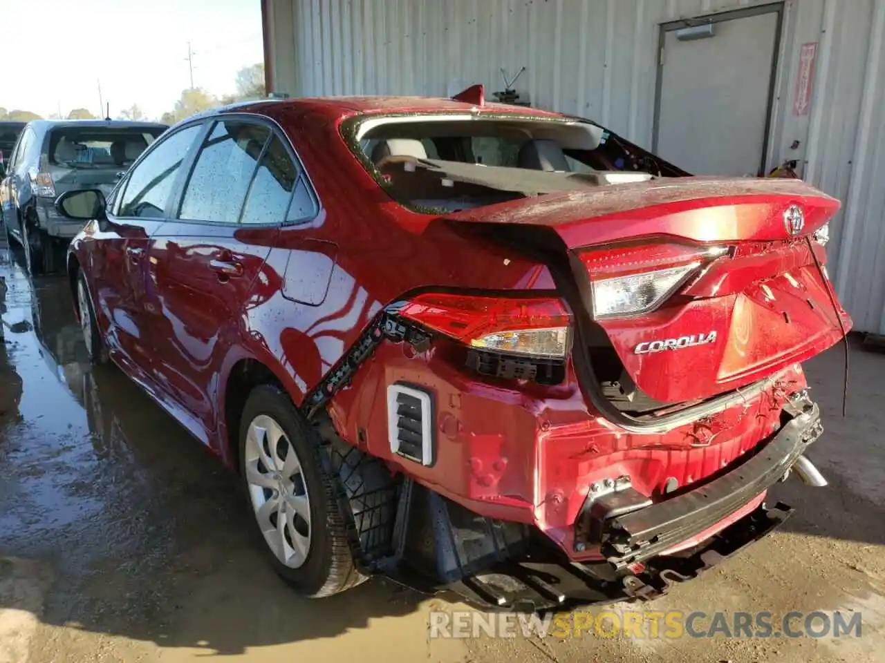 3 Photograph of a damaged car JTDEPMAE8NJ198962 TOYOTA COROLLA 2022