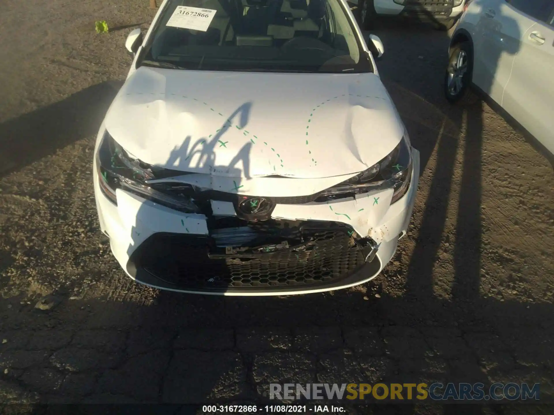 6 Photograph of a damaged car JTDEPMAE8NJ199223 TOYOTA COROLLA 2022