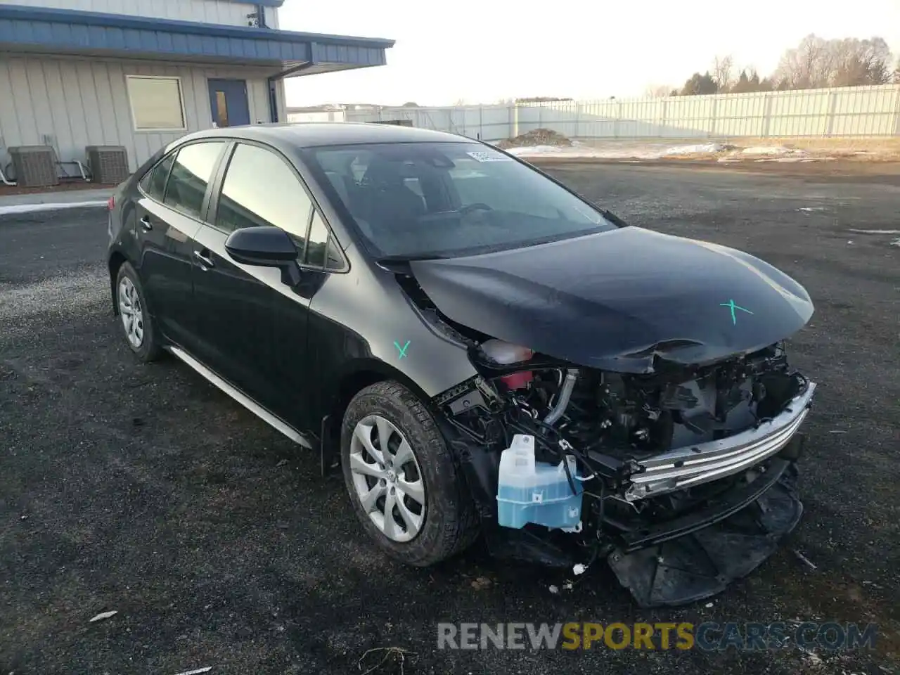 1 Photograph of a damaged car JTDEPMAE8NJ200158 TOYOTA COROLLA 2022